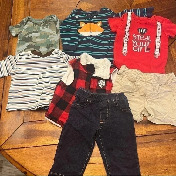 Multiples Other - 7 piece 3/6 month baby boy lot